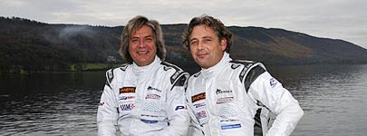 Searex team met links Sigfried Greve en rechts Gino Passchier