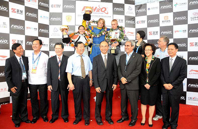 The Prize Giving of the F-4S Grand Prix at Shenzhen