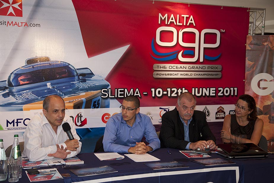 2011 Ocean Grand Prix World Championship Malta - Press conference