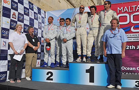 Supersport endurance podium Malta 2011