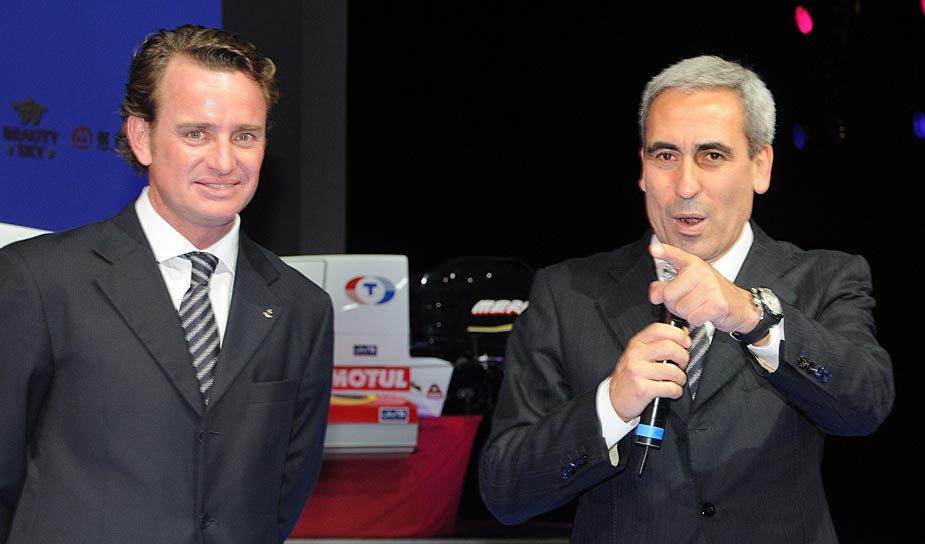 UIM Secretary General Andrea Dini and UIM President Raffaele Chiulli