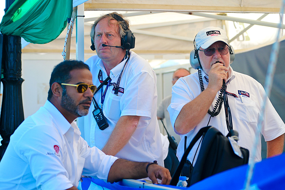 Race control with Jean-Marie Van Lancker (middle) - courtesy of Class 1