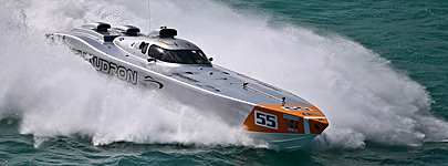 Powerboating team Chaudron V1 class - courtesy of Class 1 - (C) Simon Palfrader