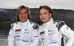 Searex team met links Sigfried Greve en rechts Gino Passchier